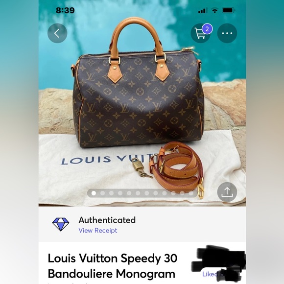 ❌SOLD❌ Louis Vuitton Speedy 30 Bandouliere Monogram 👜 💕 - Picture 13 of 13
